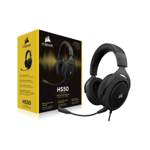 Corsair HS50 Stereo Gaming Headphone - Carbon