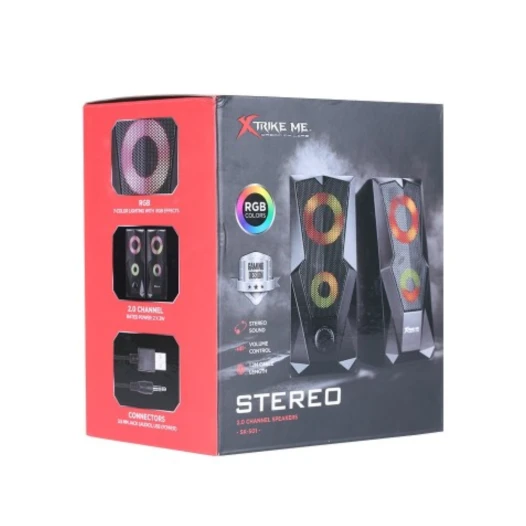 Xtrike Me SK-501 2.0 Channel Stereo RGB Gaming Speaker