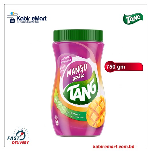 Tang Mango Flavoured Instant Drink Powder Jar 750 gm