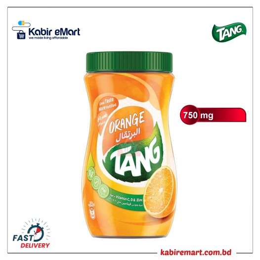 Tang Orange Flavoured Instant Drink Powder Jar 750 gm