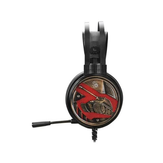 A4tech G650S USB Dazzling Orange Light Gaming Headphone Black