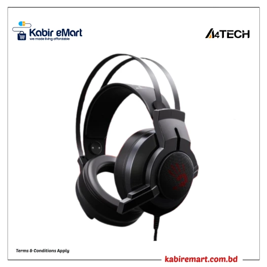 A4TECH G437 Bloody Gaming Headset Gun Black