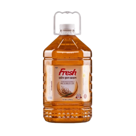 Fresh Rice Bran Oil 5Ltr